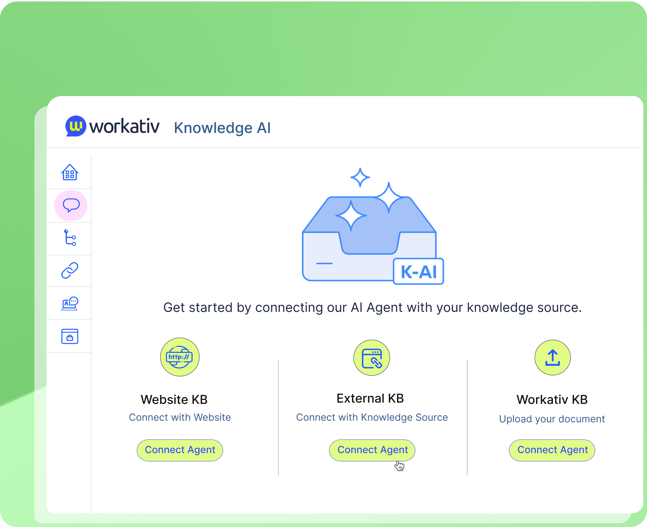 screenshot of Workativ Assistant